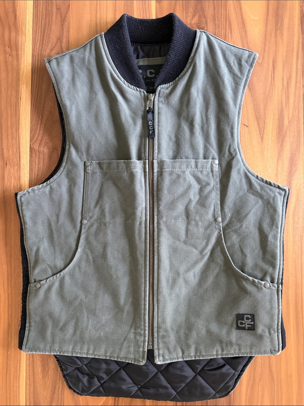 Filson Quilted Cotton Vest S